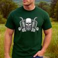 Skeleton Truck Driver Big Trucking Trucker Dad Men's Casual T-Shirt Forest Skeleton Truck Driver Big Trucking Trucker Dad Men's Casual T-Shirt Forest