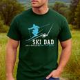 Ski Dad Winter Sports Skiing Father Men's Casual T-Shirt Forest Ski Dad Winter Sports Skiing Father Men's Casual T-Shirt Forest