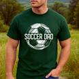 Soccer Dad Family Matching Team Player Sport Lover Papa Men's Casual T-Shirt Forest