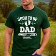 Soon To Be Dad 2026 Loading For Pregnancy Announcement Men's Casual T-Shirt Forest