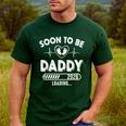 Soon To Be Daddy Est 2026 New Dad Fathers Day First Time Men's Casual T-Shirt Forest
