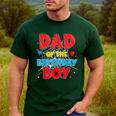 Spider Web Family Matching Dad Of The Birthday Boy Men's Casual T-Shirt Forest