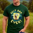Spongebob Squarepants Father's Day Best Dad Ever Men's Casual T-Shirt Forest Spongebob Squarepants Father's Day Best Dad Ever Men's Casual T-Shirt Forest