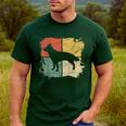 Square Retro German Shepherd Owner Dog Shepard Dad Mom Men's Casual T-Shirt Forest Square Retro German Shepherd Owner Dog Shepard Dad Mom Men's Casual T-Shirt Forest