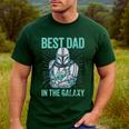 Star Wars The Mandalorian And Grogu Best Dad In The Galaxy Men's Casual T-Shirt Forest