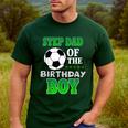 Step Dad Of The Birthday Boy Soccer Stars Outfit Men's Casual T-Shirt Forest