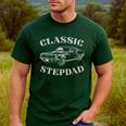 Stepdad Classic Car Graphic Men's Casual T-Shirt Forest