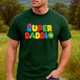 Super Gamer Dad Unleashed Celebrating Fatherly Powers Men's Casual T-Shirt Forest Super Gamer Dad Unleashed Celebrating Fatherly Powers Men's Casual T-Shirt Forest