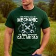 Tee Styley Mechanic Dad Novelty Small Men's Casual T-Shirt Forest