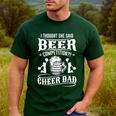 I Thought She Said Beer Competition Cheer Dad Men's Casual T-Shirt Forest I Thought She Said Beer Competition Cheer Dad Men's Casual T-Shirt Forest