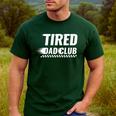 Tired Dad Club Maze Track Back 2 Sided Men's Casual T-Shirt Forest Tired Dad Club Maze Track Back 2 Sided Men's Casual T-Shirt Forest