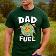 TMNT Michelangelo Dad Fuel Men's Casual T-Shirt Forest TMNT Michelangelo Dad Fuel Men's Casual T-Shirt Forest