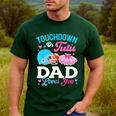 Touchdown Or Tutu Dad Loves You Gender Reveal Family Men's Casual T-Shirt Forest