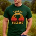 Trophy Husband For Cool Father Or Dad Men's Casual T-Shirt Forest