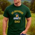 UNC Greensboro UNCG Spartans Arched Dad Men's Casual T-Shirt Forest