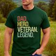 Veteran Dad Men's Casual T-Shirt Forest