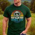 Vintage Best Doodle Dad Ever Father's Day Golden Doodle Men's Casual T-Shirt Forest