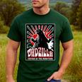 Vintage Dadzilla Father Of The Monsters Fathers Day Men's Casual T-Shirt Forest