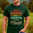 Vintage Great Grandpa For Fathers Day Dad Papa Grandpa Men's Casual T-Shirt Forest Vintage Great Grandpa For Fathers Day Dad Papa Grandpa Men's Casual T-Shirt Forest