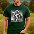Vintage Poodle Selfie With UFO Alien Photobooth Dog Mom Dad Men's Casual T-Shirt Forest Vintage Poodle Selfie With UFO Alien Photobooth Dog Mom Dad Men's Casual T-Shirt Forest