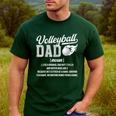 Volleyball Dad Definition Dad Of A Volleyball Player Father Men's Casual T-Shirt Forest