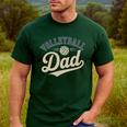 Volleyball Dad Men's Casual T-Shirt Forest