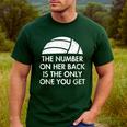 Volleyball Dad MoM Daughter Back Number Men's Casual T-Shirt Forest Volleyball Dad MoM Daughter Back Number Men's Casual T-Shirt Forest