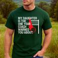 Volleyball Mom Dad Parent Shirt Daughter Player Men's Casual T-Shirt Forest