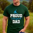 Volleyball Player Team Dad Father Proud Volleyball Dad Men's Casual T-Shirt Forest Volleyball Player Team Dad Father Proud Volleyball Dad Men's Casual T-Shirt Forest
