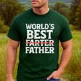 World's Best Father Farter Dad Daddy Papa Joke Men's Casual T-Shirt Forest