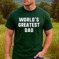 World's Greatest Dad Family Men's Casual T-Shirt Forest World's Greatest Dad Family Men's Casual T-Shirt Forest