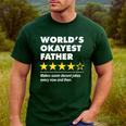 Worlds Okayest Father Dad Joke Review For Fathers Day Men's Casual T-Shirt Forest Worlds Okayest Father Dad Joke Review For Fathers Day Men's Casual T-Shirt Forest