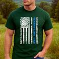 Wrestling Dad Men's Casual T-Shirt Forest