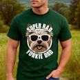 Yorkie Dad Father’s Day Yorkshire Terrier Dog Dad Men's Casual T-Shirt Forest