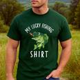 Youth Boy My Lucky Fishing-Shirt Bass Fish Dad Men's Casual T-Shirt Forest Youth Boy My Lucky Fishing-Shirt Bass Fish Dad Men's Casual T-Shirt Forest
