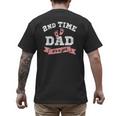 2nd Second Time Dad It's a Girl Gender Reveal Dad Of 2 Kids Men's Back Print T-Shirt