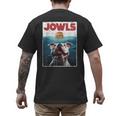 American Bulldog Jowls Burger Bully Dog Mom Dog Dad Men's Back Print T-Shirt