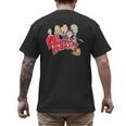 American Dad Show Logo With Family Cartoon Men's Back Print T-Shirt
