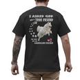 American Eskimo Dog Mom Eskie Dad Art Eskie Lover Quote Men's Back Print T-Shirt