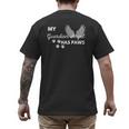 My Angel Has Paws Shirt Pet Memorial Cat Dog Dad Mom Men Women Girls Kids Men's Back Print T-Shirt