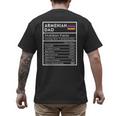 Armenian Dad Nutrition Facts National Pride For Dad Men's Back Print T-Shirt