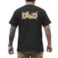 Astronaut Dad Space Birthday Planets Party Matching Family Men's Back Print T-Shirt