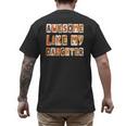 Awesome Like My Daughter For Men Dad Fathers Day Men's Back Print T-Shirt
