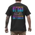 Awesome DJ Dad DJ Music Men's Back Print T-Shirt Awesome DJ Dad DJ Music Men's Back Print T-Shirt