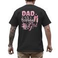 Ballerina Bday Dance Dad Of The Birthday Girl Ballet Dancer Men's Back Print T-Shirt