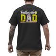 Ballpark Dad Baseball Softball Dad Of Ballers Men's Back Print T-Shirt
