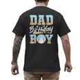 Baseball Ice Cream Drip Dad Of The Birthday Boy Baseball Men's Back Print T-Shirt
