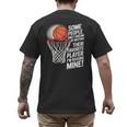 Basketball Mom Or Dad Basketball Parent Men's Back Print T-Shirt