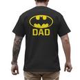 Batman Bat Dad Men's Back Print T-Shirt