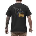 Best Bunny Dad Ever Rabbit Daddy Bunny Father Bunny Men's Back Print T-Shirt